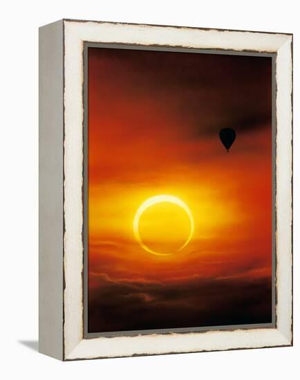 Annular Solar Eclipse-Detlev Van Ravenswaay-Framed Premier Image Canvas