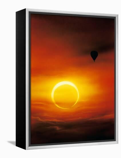 Annular Solar Eclipse-Detlev Van Ravenswaay-Framed Premier Image Canvas