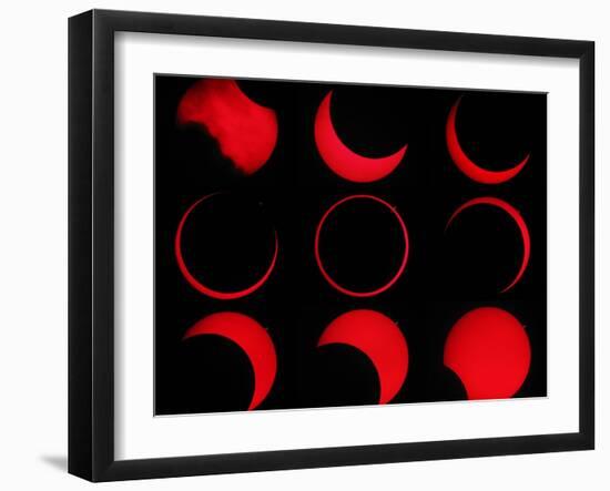 Annular Solar Eclipse-Laurent Laveder-Framed Photographic Print