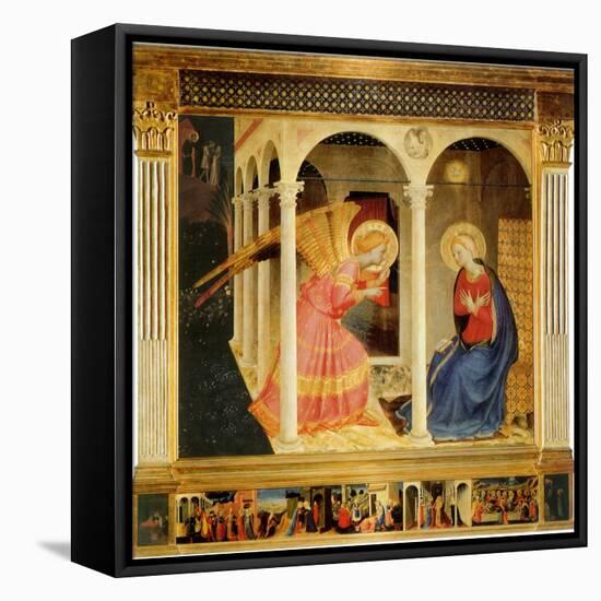 Annunciation, 1425-Fra Angelico-Framed Premier Image Canvas