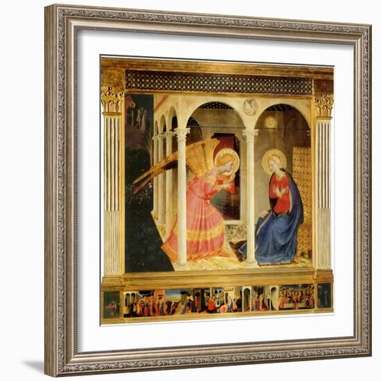 Annunciation, 1425-Fra Angelico-Framed Giclee Print