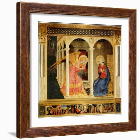 Annunciation, 1425-Fra Angelico-Framed Giclee Print