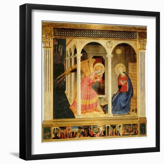 Annunciation, 1425-Fra Angelico-Framed Giclee Print