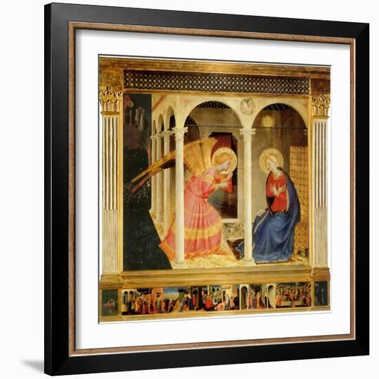 Annunciation, 1425-Fra Angelico-Framed Giclee Print