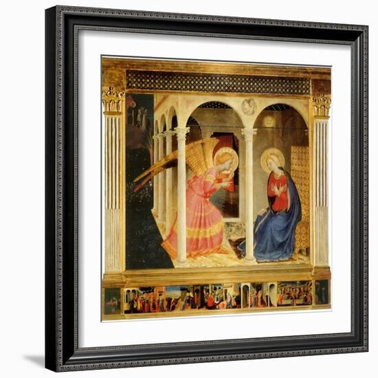 Annunciation, 1425-Fra Angelico-Framed Giclee Print