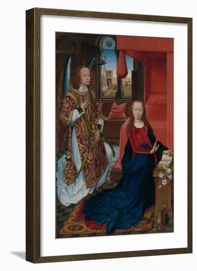 Annunciation, 1465-75-Hans Memling-Framed Giclee Print