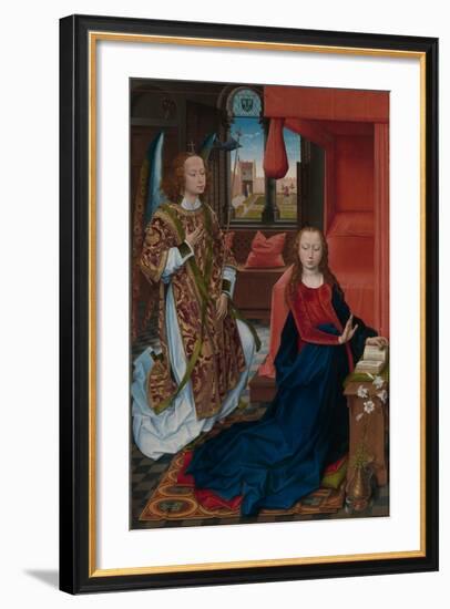 Annunciation, 1465-75-Hans Memling-Framed Giclee Print