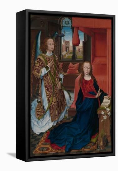 Annunciation, 1465-75-Hans Memling-Framed Premier Image Canvas