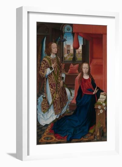 Annunciation, 1465-75-Hans Memling-Framed Giclee Print