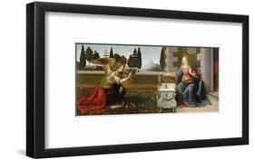 Annunciation, 1472-75-Leonardo da Vinci-Framed Giclee Print