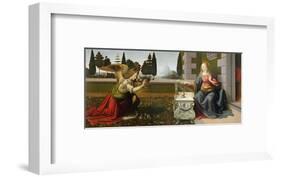 Annunciation, 1472-75-Leonardo da Vinci-Framed Giclee Print