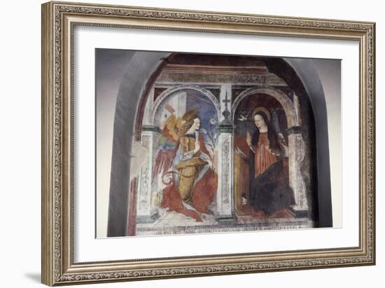 Annunciation, 1491-Carlo Crivelli-Framed Giclee Print