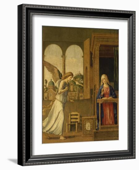 Annunciation, 1495-Cima da Conegliano-Framed Giclee Print