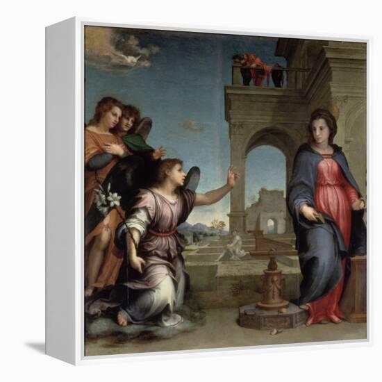 Annunciation, 1512-Andrea del Sarto-Framed Premier Image Canvas