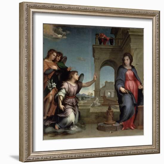 Annunciation, 1512-Andrea del Sarto-Framed Giclee Print