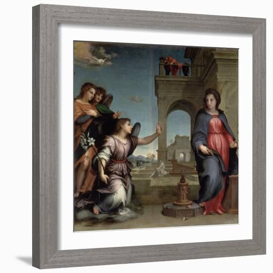 Annunciation, 1512-Andrea del Sarto-Framed Giclee Print