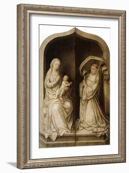 Annunciation, 1516-1517-Jean Bellegambe-Framed Giclee Print