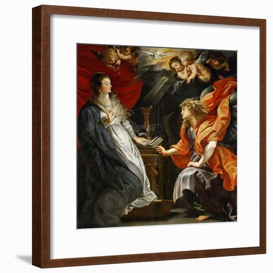 Annunciation, 1609-Peter Paul Rubens-Framed Giclee Print