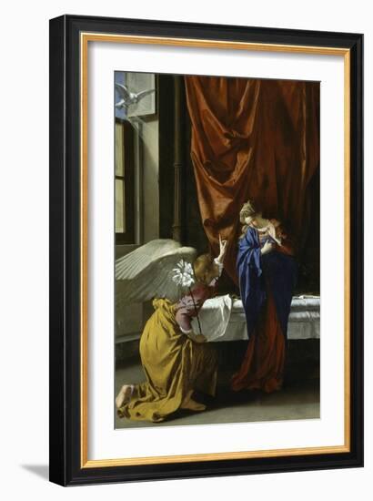 Annunciation, 1621-1623-Orazio Gentileschi-Framed Giclee Print