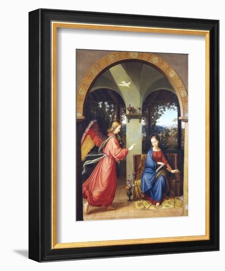 Annunciation, 1818-Julius Schnorr von Carolsfeld-Framed Giclee Print