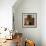 Annunciation and Saints-Taddeo di Bartolo-Framed Giclee Print displayed on a wall