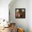 Annunciation and Saints-Taddeo di Bartolo-Framed Premier Image Canvas displayed on a wall