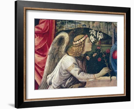 Annunciation and Saints-Filippino Lippi-Framed Giclee Print