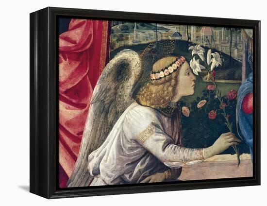 Annunciation and Saints-Filippino Lippi-Framed Premier Image Canvas