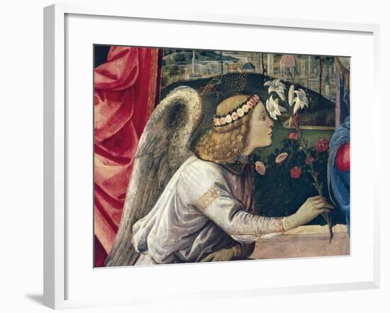 Annunciation and Saints-Filippino Lippi-Framed Giclee Print