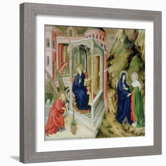 Annunciation and Visitation, 1394-1399-Melchior Broederlam-Framed Giclee Print