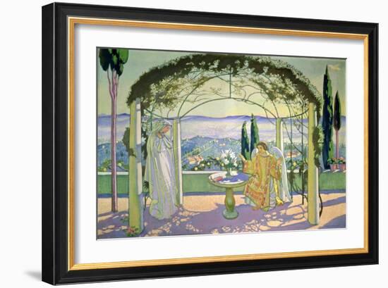 Annunciation at Fiesole, 1919-Maurice Denis-Framed Giclee Print