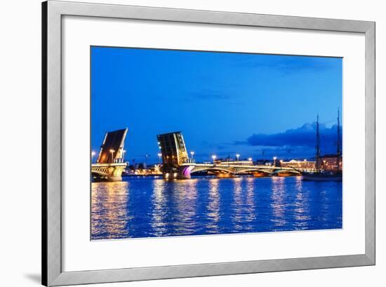 Annunciation Bridge in Saint-Petersburg-Ruslan_23-Framed Photographic Print