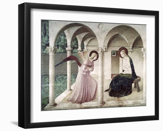 Annunciation, c.1438-1445-Fra Angelico-Framed Giclee Print