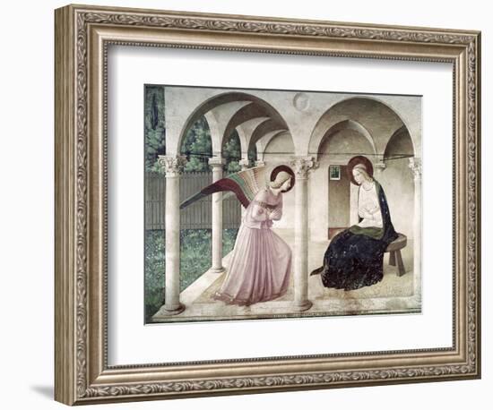 Annunciation, c.1438-1445-Fra Angelico-Framed Giclee Print