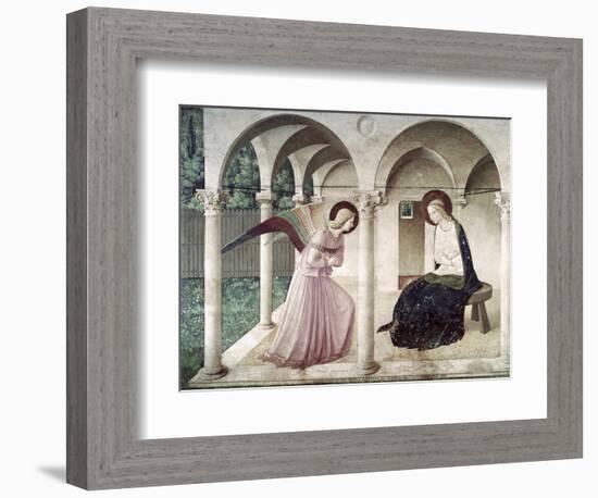 Annunciation, c.1438-1445-Fra Angelico-Framed Giclee Print