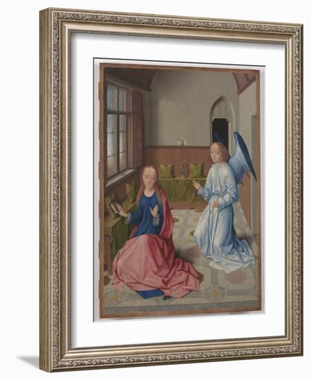 Annunciation, C.1480 (Oil on Panel)-Anonymous Anonymous-Framed Giclee Print