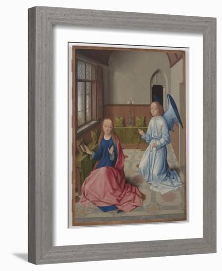 Annunciation, C.1480 (Oil on Panel)-Anonymous Anonymous-Framed Giclee Print