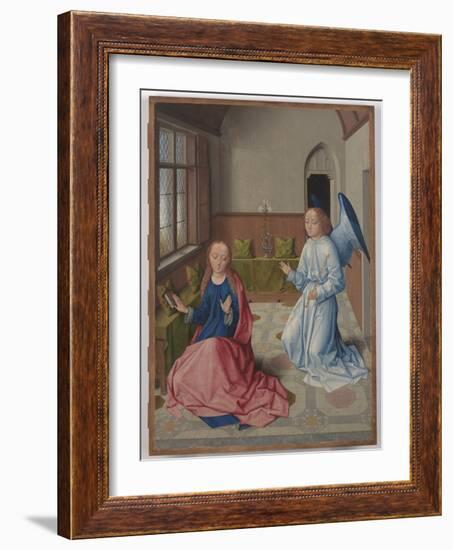 Annunciation, C.1480 (Oil on Panel)-Anonymous Anonymous-Framed Giclee Print