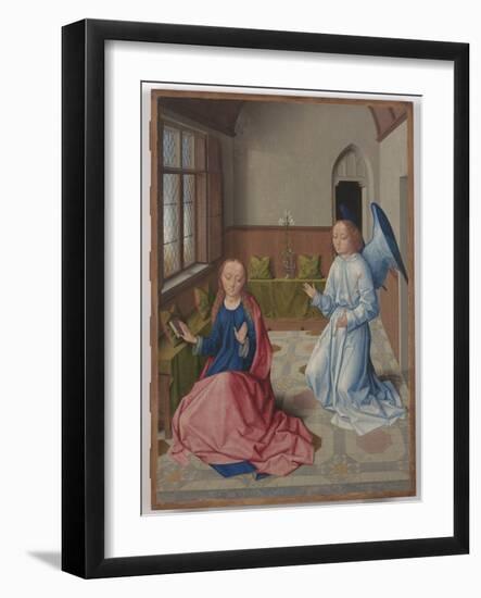 Annunciation, C.1480 (Oil on Panel)-Anonymous Anonymous-Framed Giclee Print