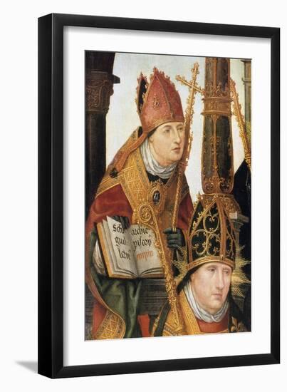 Annunciation (Detail), 1516-1517-Jean Bellegambe-Framed Premium Giclee Print