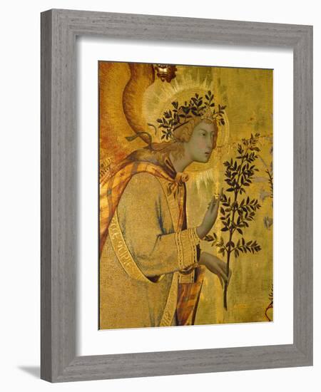 Annunciation, Detail of Gabriel-Simone Martini-Framed Giclee Print