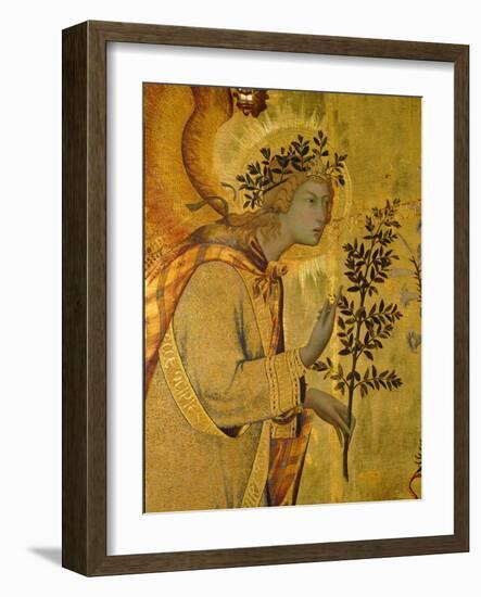 Annunciation, Detail of Gabriel-Simone Martini-Framed Giclee Print
