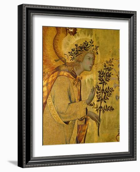 Annunciation, Detail of Gabriel-Simone Martini-Framed Giclee Print