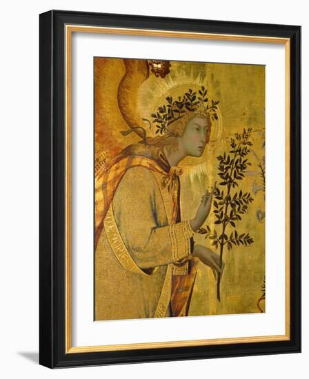 Annunciation, Detail of Gabriel-Simone Martini-Framed Giclee Print