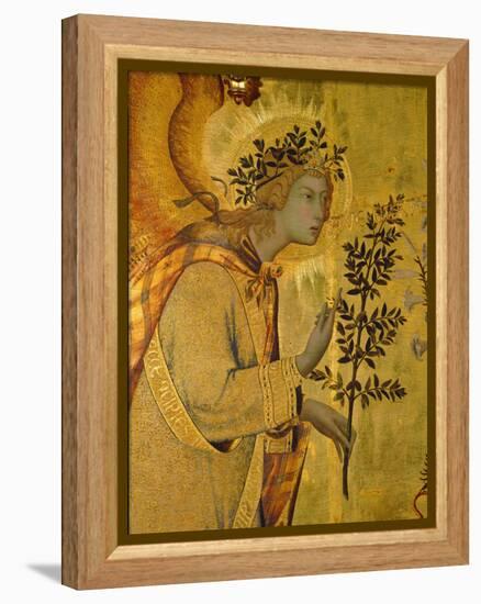 Annunciation, Detail of Gabriel-Simone Martini-Framed Premier Image Canvas