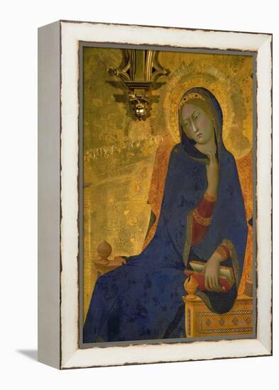 Annunciation, Detail of the Virgin-Simone Martini-Framed Premier Image Canvas