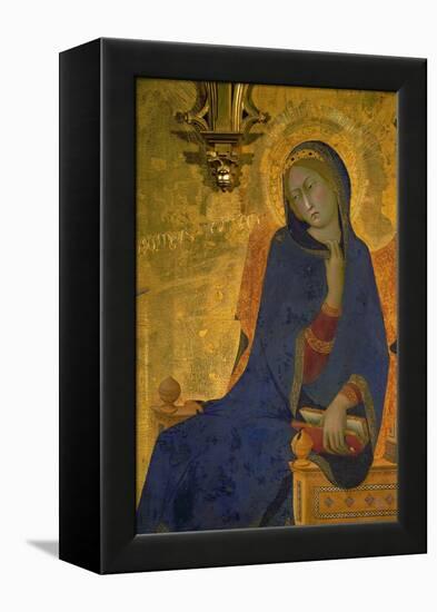 Annunciation, Detail of the Virgin-Simone Martini-Framed Premier Image Canvas