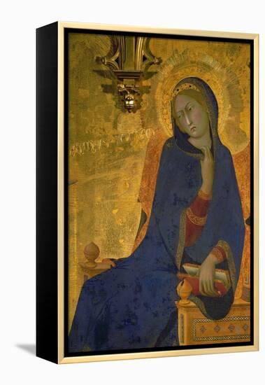 Annunciation, Detail of the Virgin-Simone Martini-Framed Premier Image Canvas