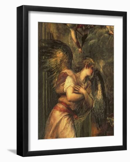 Annunciation (Detail)-Titian (Tiziano Vecelli)-Framed Giclee Print