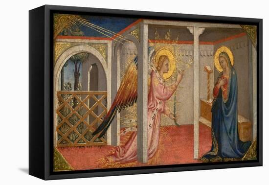 Annunciation, Florence, Early-Mid 15Th Century (Tempera on Panel)-Italian School-Framed Premier Image Canvas